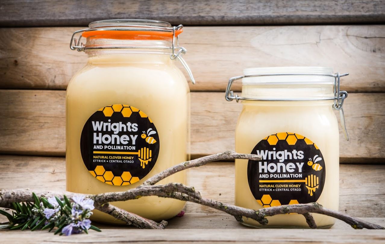 Creamed Clover Honey large and med 4 - Honey by Wrights