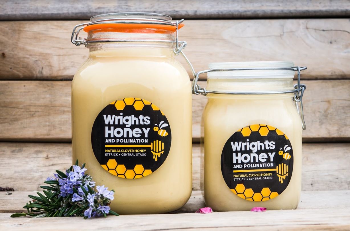 Creamed Clover Honey large and med 5 - Honey by Wrights