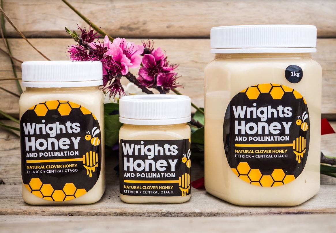 Creamed Clover Honey large med and small - Honey by Wrights