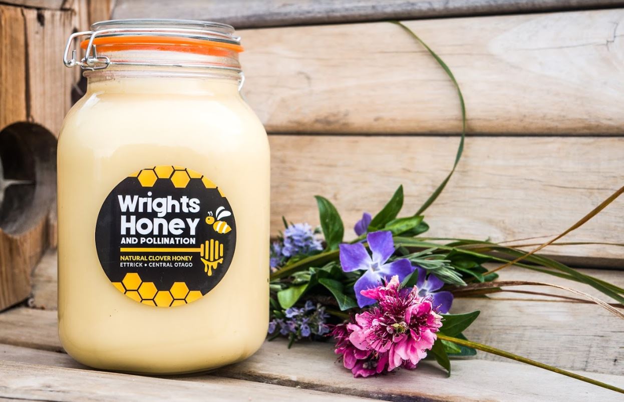 Large jar Creamed Clover Honey 6 - Honey by Wrights